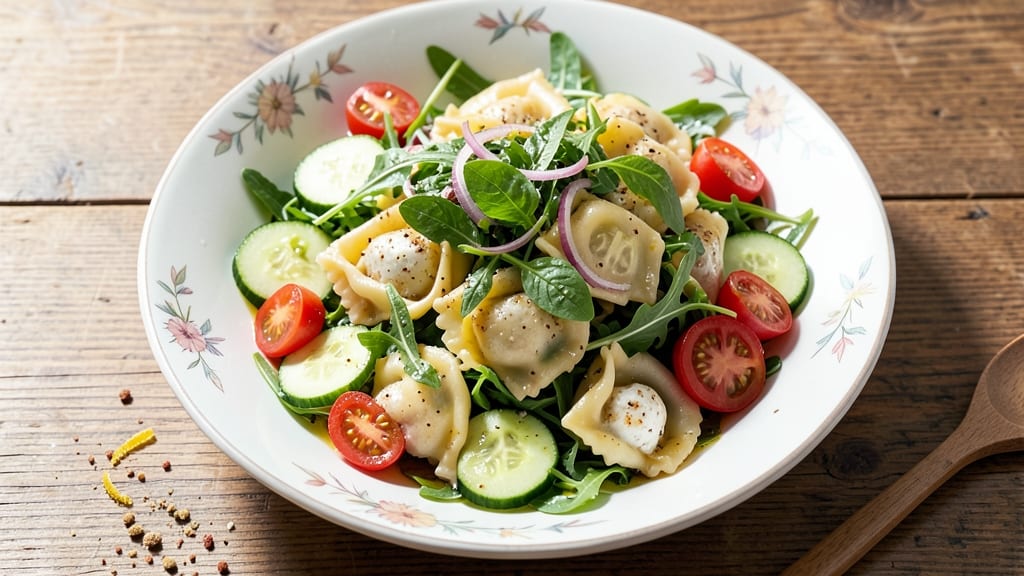 Cold Italian Tortellini Salad Recipe: Pasta Pockets Stuffed With Cheese and Herb Crunch
