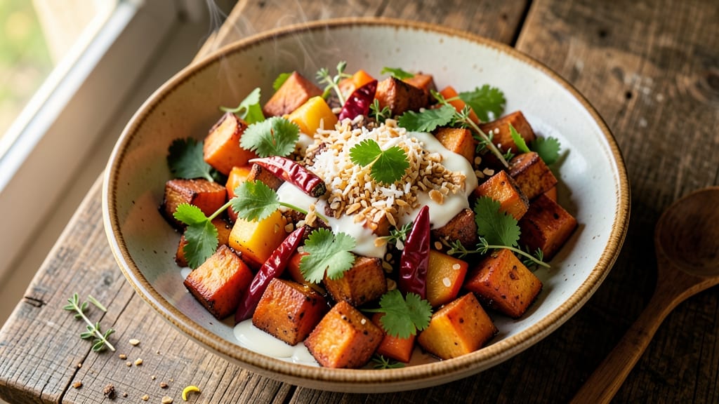 Sweet Potato Salad Recipe Jamaican Style: Tropical Jerk Spice and Pineapple Brightness