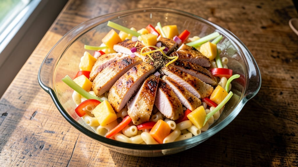 Chicken Pineapple Macaroni Salad Recipe: Tropical Crunch With Juicy Bites