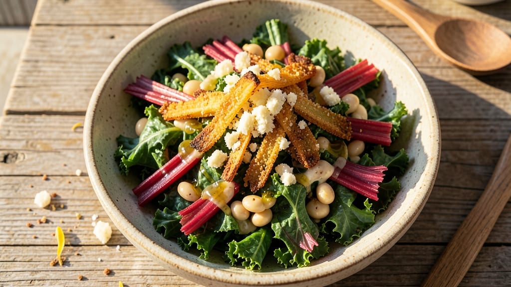 True Food Tuscan Kale Salad Recipe: Crispy Celery Crowns and Garlicky White Bean Magic