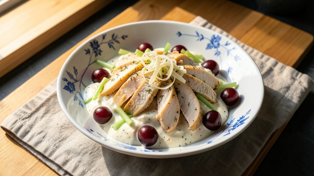 Chicken Salad Recipe With Ranch Dressing Mix and Cream Cheese: Creamy Ranch-Meets-Cheese Crunch in 15 Minutes