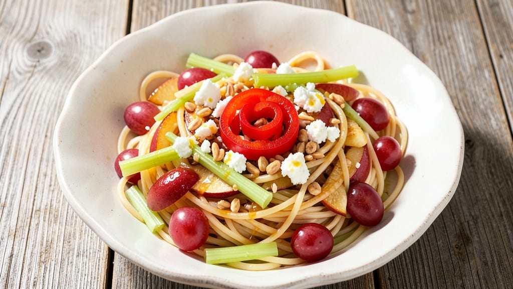 Sweet Spaghetti Salad Recipe: Honey-Glazed Pasta With Tangy Fruit Twist