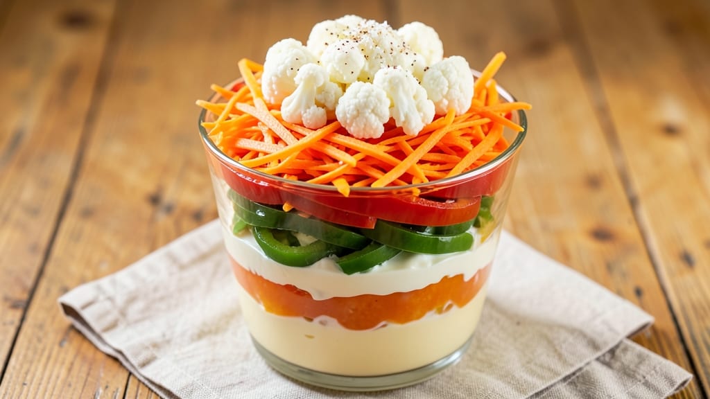 7 Layer Salad Recipe With Mayo And Sour Cream: Creamy Crunch That Stays Fresh All Week