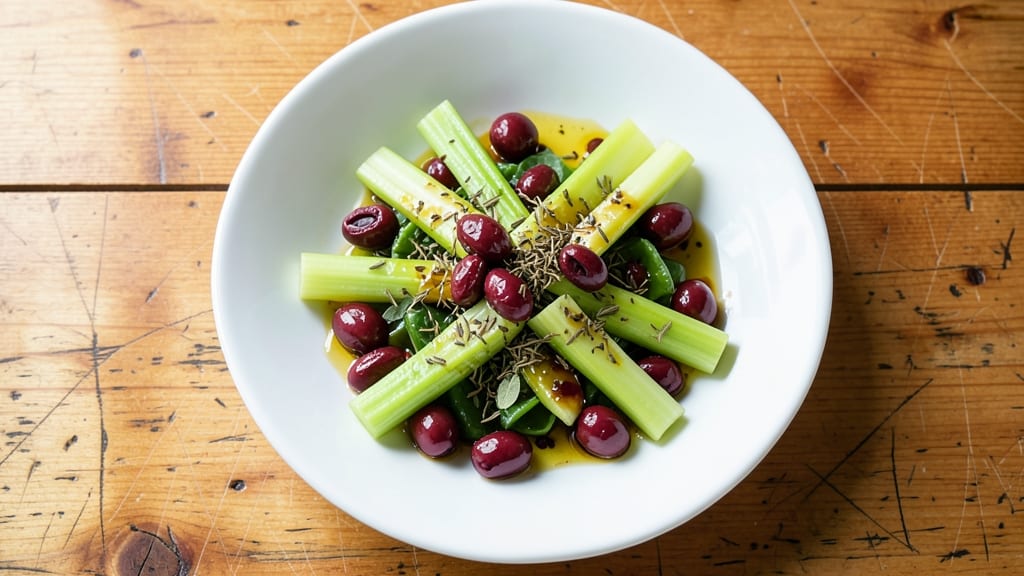 Celery and Olive Salad Recipe: Mediterranean Crunch in Minutes