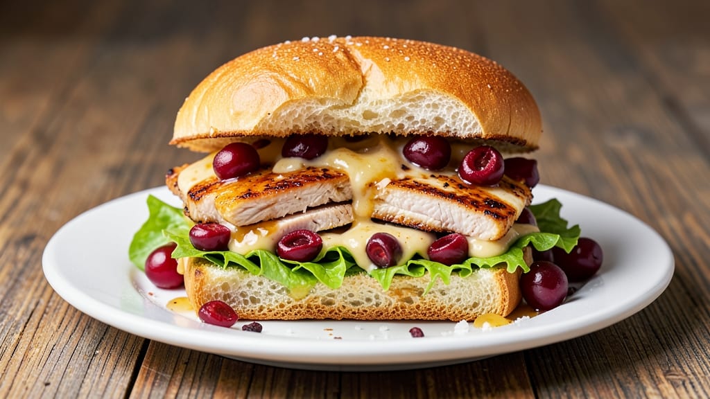 Cherry Chicken Salad Sandwich Recipe: Sweet-Tart Fruit and Crispy Protein Fusion