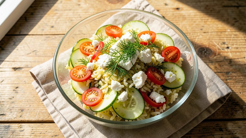 Cold Orzo Salad Recipe with Feta: Bright Lemon-Herb Crunch in 20 Minutes
