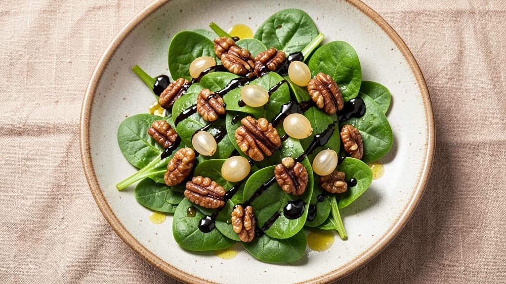 Caramelized Walnut Salad Recipe: Toasted Nut Sweetness and Crunchy Texture