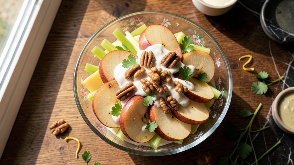 Classic Waldorf Salad Recipe UK: British Twist With Apples, Walnuts, and Creamy Dressing