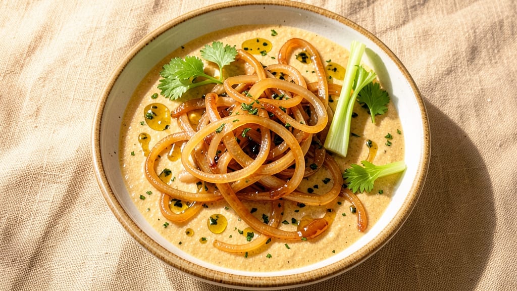 Sweet Vidalia Onions Salad Dressing Recipe: Honey-Lime Vinaigrette With Crunchy Celery Crowns