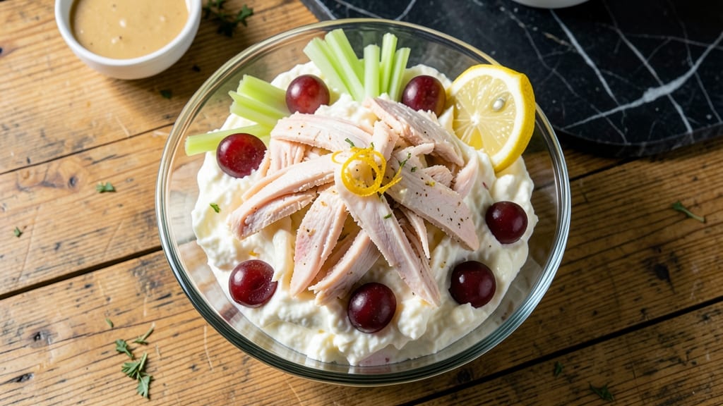 Chicken Salad Recipe Made With Cream Cheese: Ultra-Creamy Celery Crown Crunch in 15 Minutes