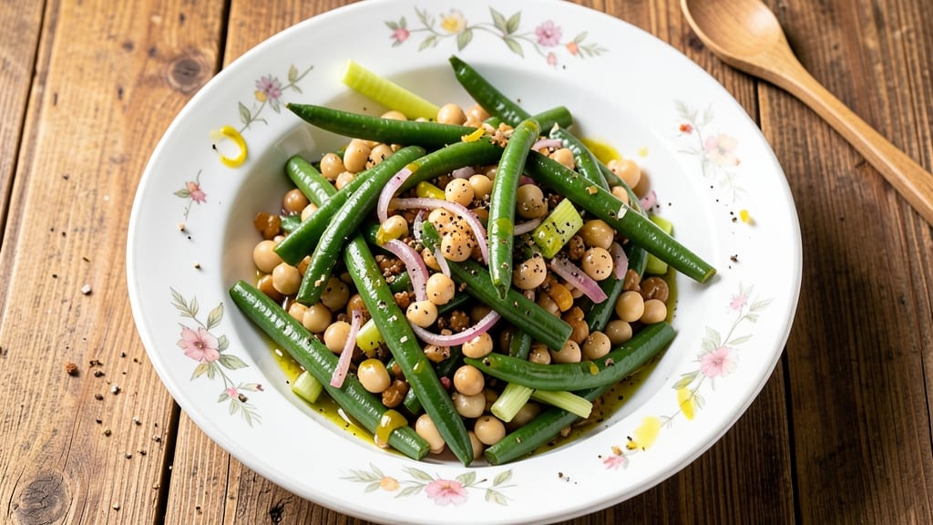 3 Bean Salad Recipe With Fresh Green Beans: Crunchy, Colorful Layers That Stay Fresh for Days
