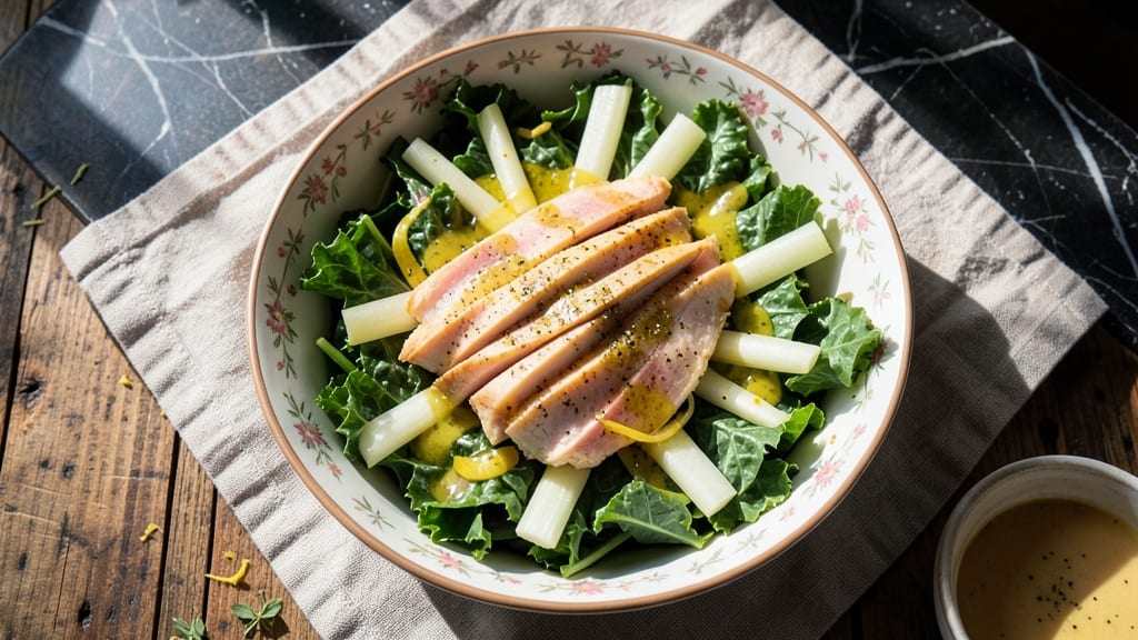 Chick Fil A Lemon Kale Salad Recipe: Crisp Celery Crowns and Zesty Herb Dressing Fusion