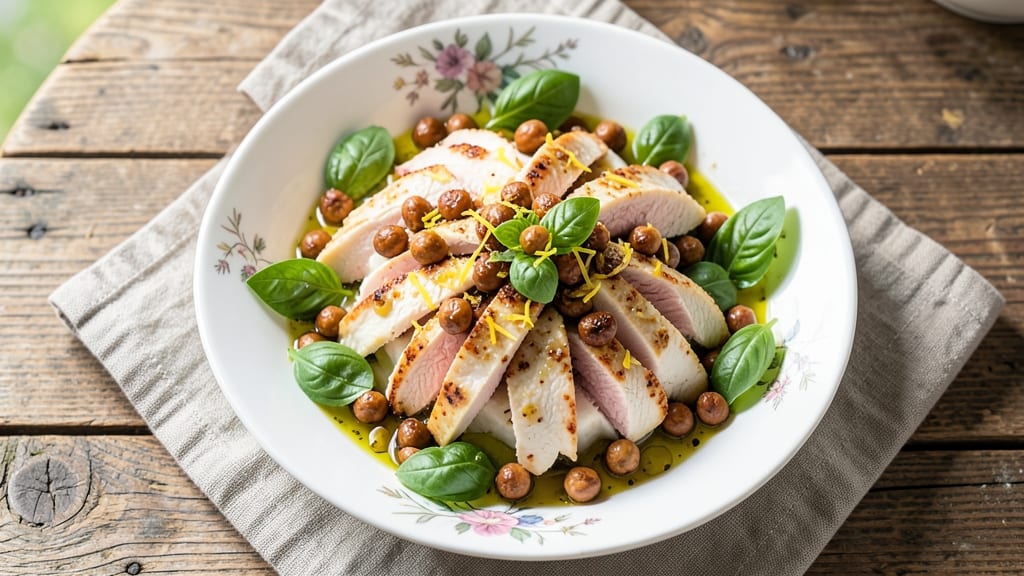 Chick Lemon Basil Chicken Salad Recipe: Zesty Herb Crunch Without Mayo Cling