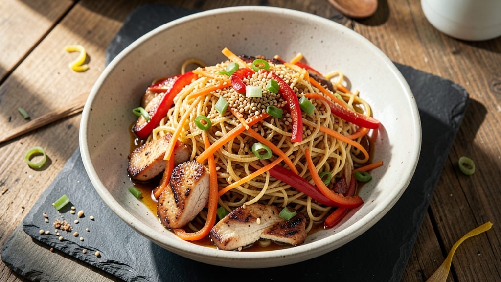 Chang's Crispy Noodle Salad Recipe: Wok-Tossed Crunch With Tangy Sesame Dressing
