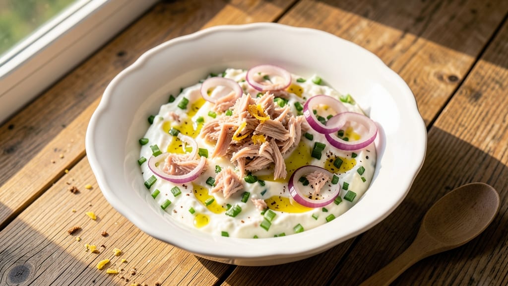 Classic Tuna Salad Recipe Without Mayo: Crisp Celery Crowns and Greek Yogurt Creaminess