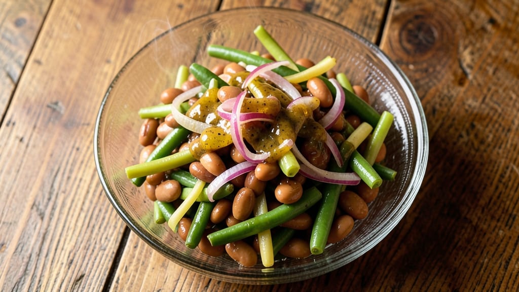 Three Bean Salad Recipe With Apple Cider Vinegar: Zesty Balance That Stays Fresh All Week