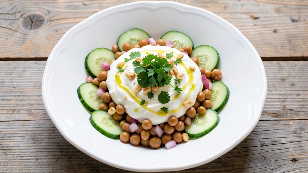 Chickpea Salad Recipe With Greek Yogurt: Herb-Infused Creaminess Without Mayo Cling