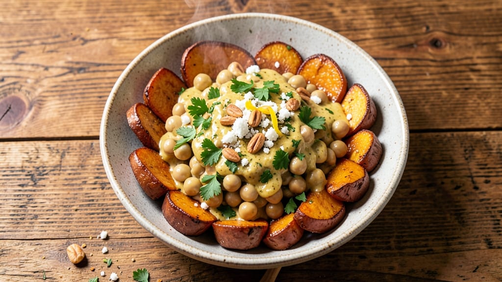 Sweet Potato Chickpea Salad Recipe: Hearty Veggie-Packed Picnic Bowl
