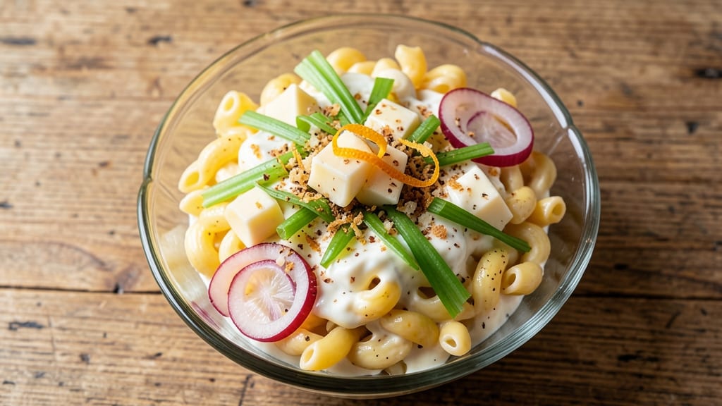 Cheesy Macaroni Salad Recipe: Creamy, Crunchy Picnic Staple With Zero Mayo